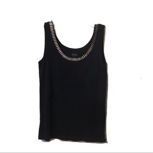 Talbots, sz S, like new, embellished tank
